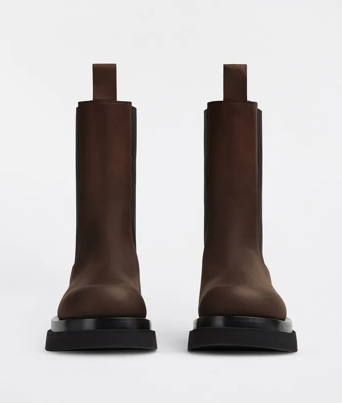 Women Bottega Veneta Boots Lug Chelsea Boot Fondant