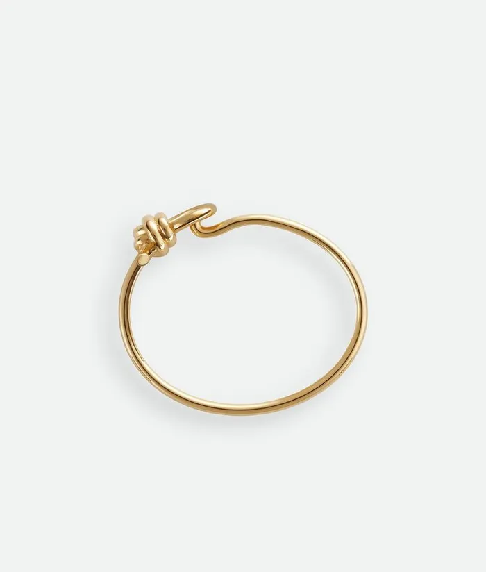 Women Bottega Veneta Bracelets Knot Bracelet Yellow Gold