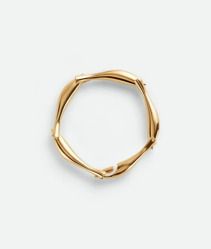 Women Bottega Veneta Bracelets Sardine Bracelet Yellow Gold