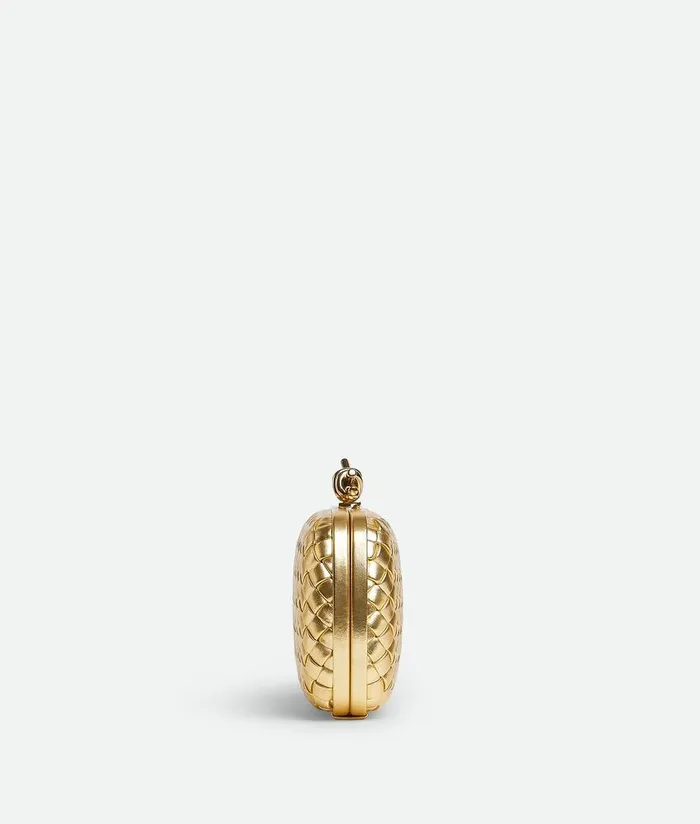 Women Bottega Veneta Clutch Knot Gold