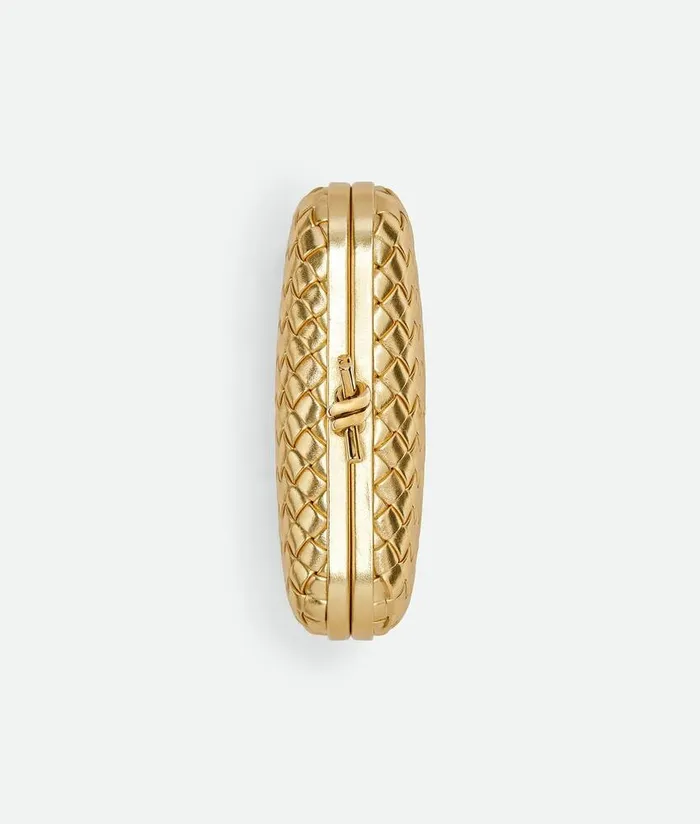 Women Bottega Veneta Clutch Knot Gold
