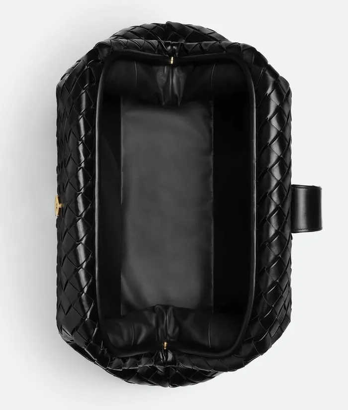 Women Bottega Veneta Clutch Maxi Lauren 1980 Black