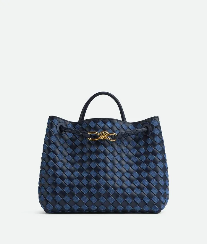 Women Bottega Veneta Crossbody Andiamo Abyssindigo