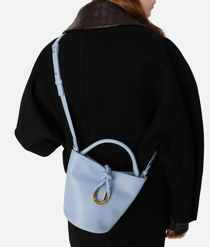 Women Bottega Veneta Crossbody Small Liberta Bucket Lunar