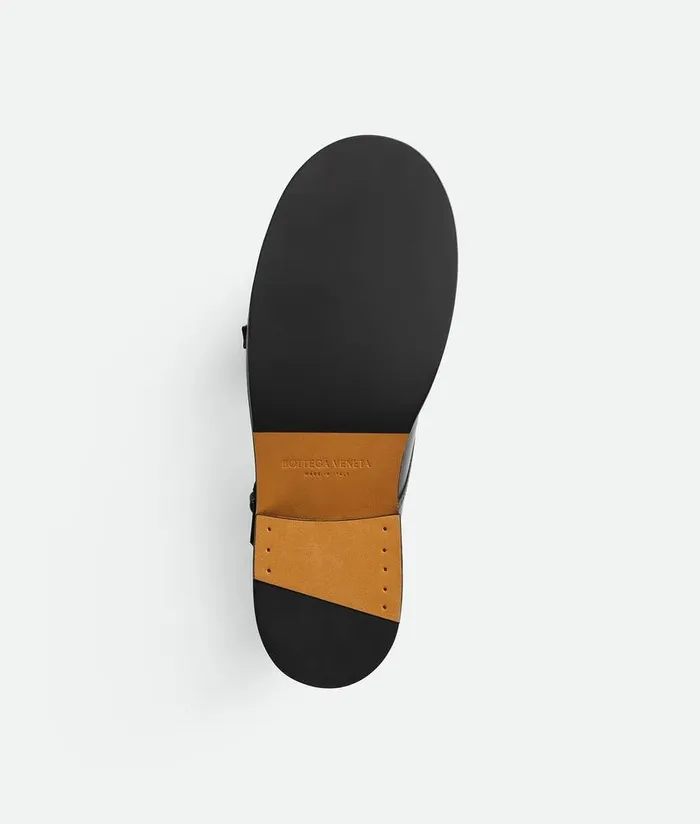 Women Bottega Veneta Flats Helium Monk Strap Black