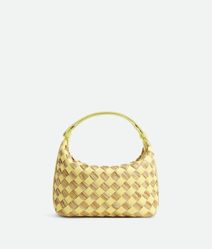 Women Bottega Veneta Mini Wallace Sherbertnatural