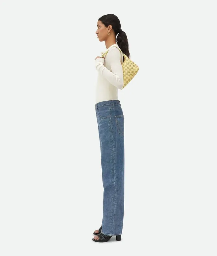Women Bottega Veneta Mini Wallace Sherbertnatural
