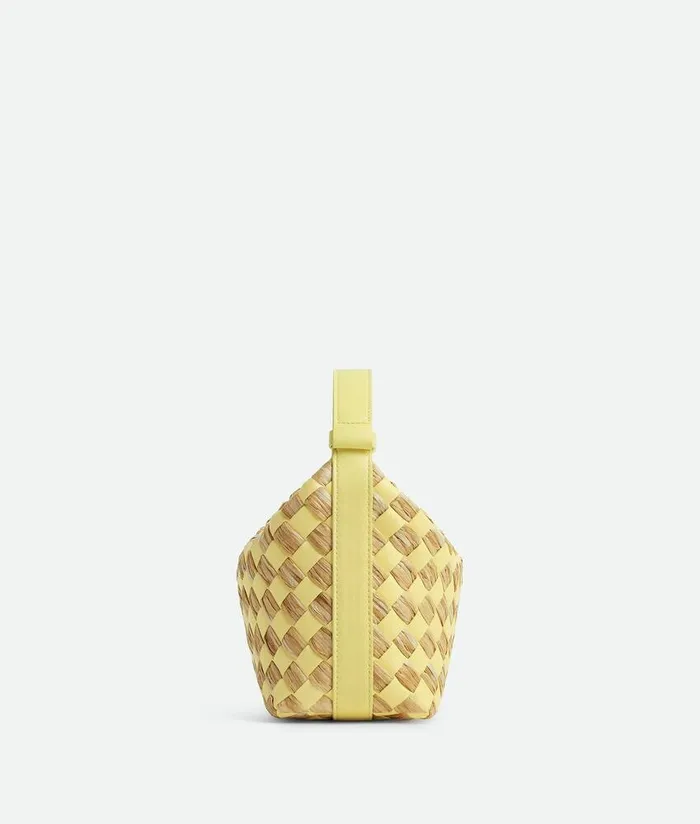 Women Bottega Veneta Mini Wallace Sherbertnatural