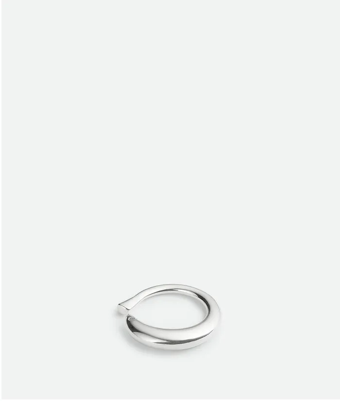 Women Bottega Veneta Rings Sardine Ring Silver
