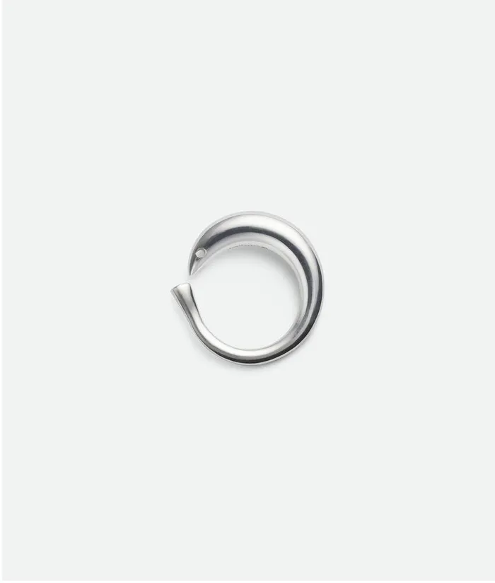 Women Bottega Veneta Rings Sardine Ring Silver
