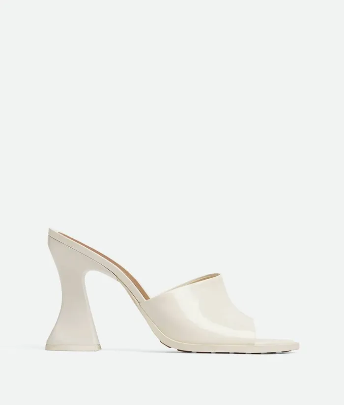 Women Bottega Veneta Sandals ChaCha Mule White