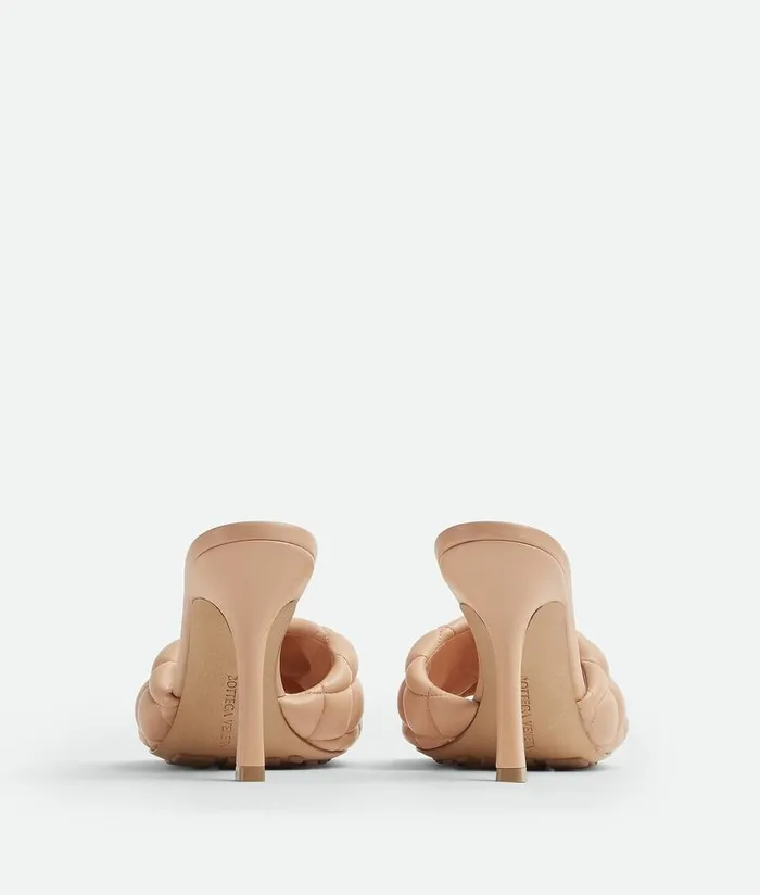 Women Bottega Veneta Sandals Padded Mule Cipria