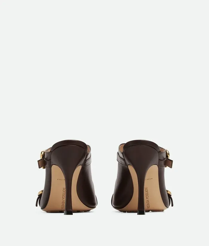 Women Bottega Veneta Sandals Stretch Buckle Mule Sandal Fondant