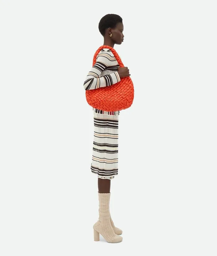 Women Bottega Veneta Shoulder Discovery Bag Orange