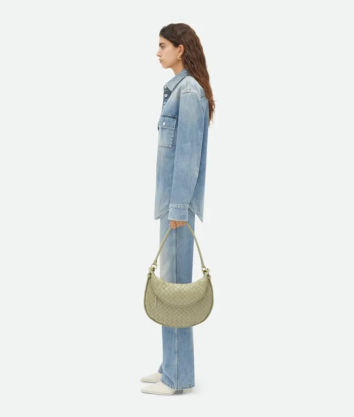 Women Bottega Veneta Shoulder Gemelli Travertine