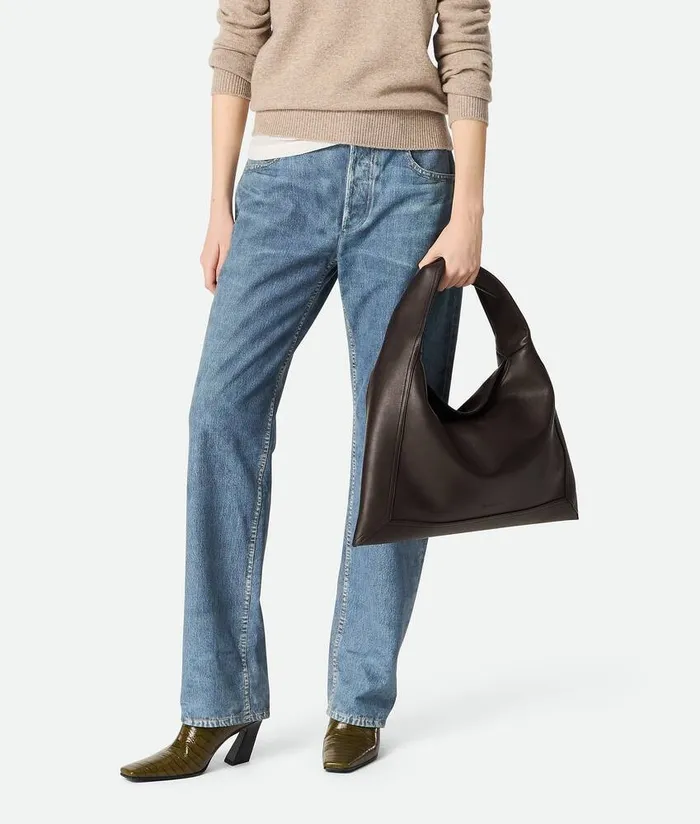 Women Bottega Veneta Shoulder Hop Fondant