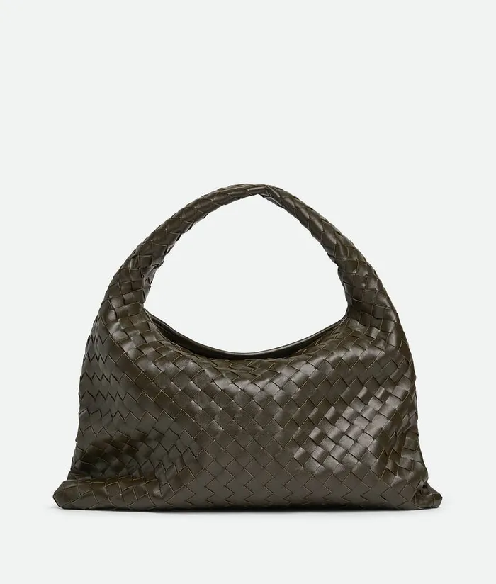 Women Bottega Veneta Shoulder Hop Kaki