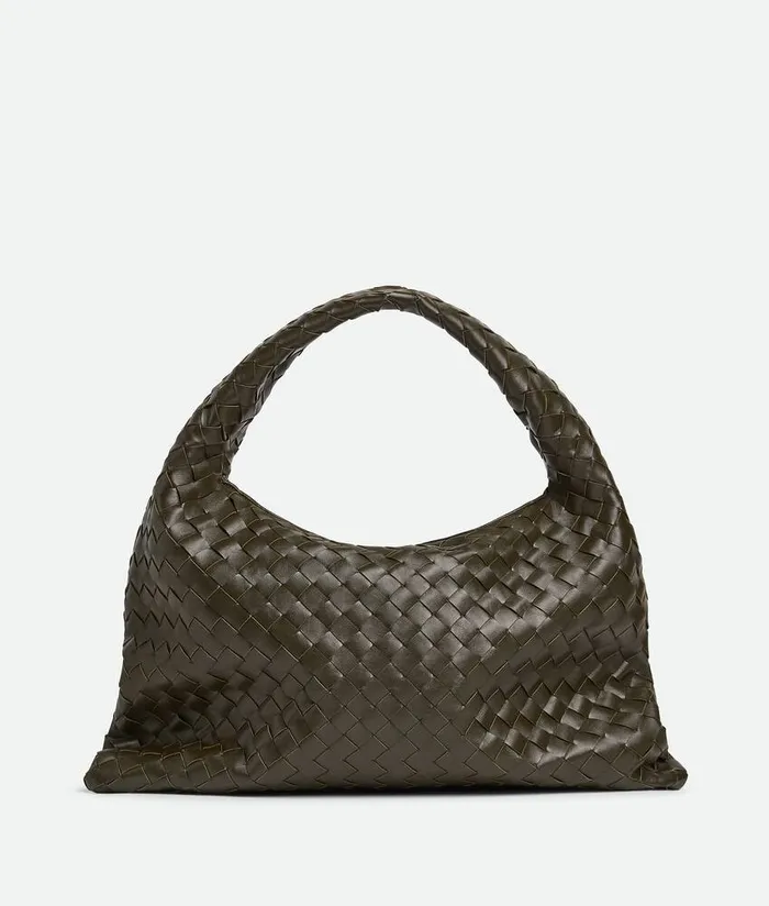 Women Bottega Veneta Shoulder Hop Kaki