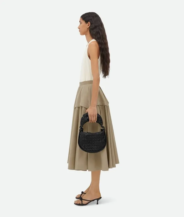 Women Bottega Veneta Shoulder Small Gemelli Black