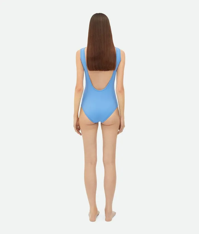 Women Bottega Veneta Swimwear Nylon Swimsuit Admiral