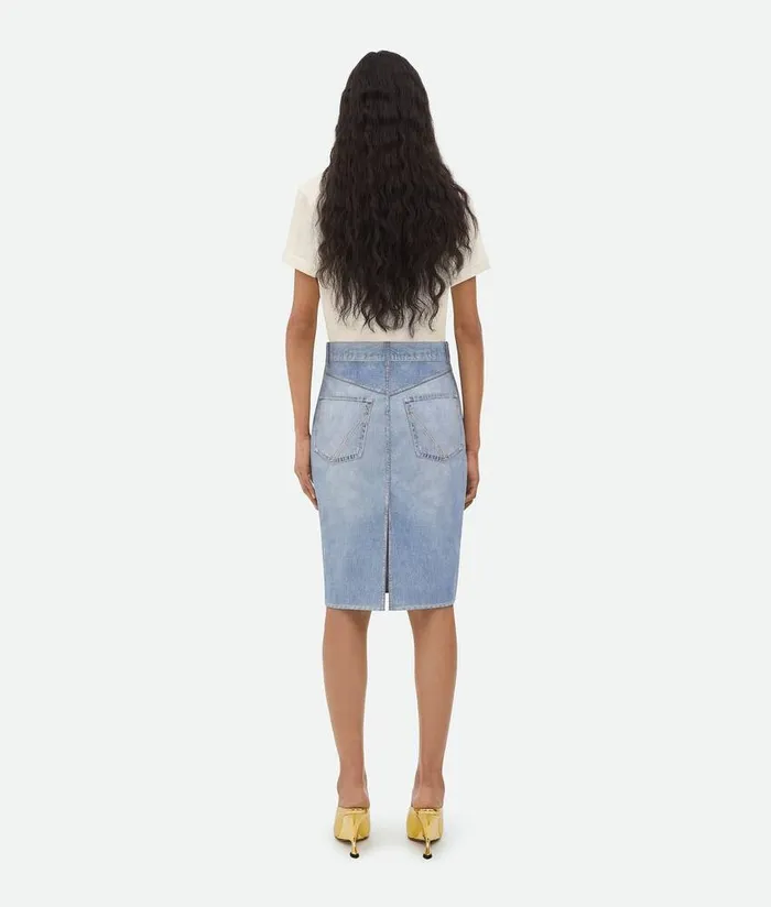Women Bottega Veneta Tops And TShirts Light Cotton TShirt Chalk