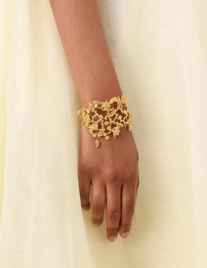 Women Bracelets Zimmermann Bloom Bracelet Goldgreen