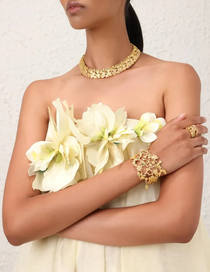 Women Bracelets Zimmermann Bloom Bracelet Goldgreen