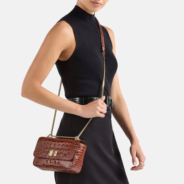 Women Brahmin Crossbodies Rosa Black Spark Women Brahmin Crossbodies Rosa Black Spark