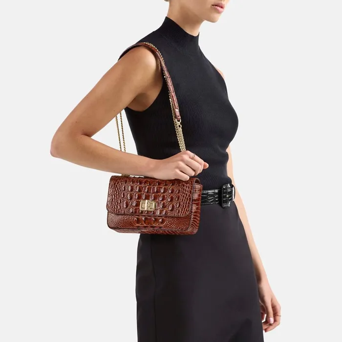 Women Brahmin Crossbodies Rosa Black Spark Women Brahmin Crossbodies Rosa Black Spark