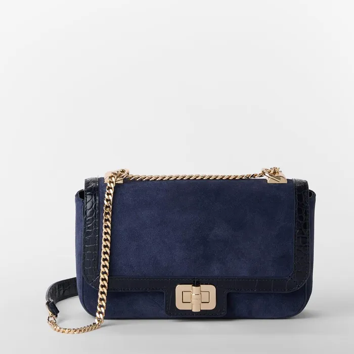 Women Brahmin Crossbodies Rosa Navy Angora