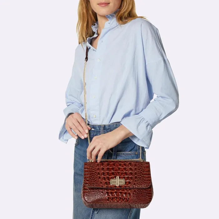 Women Brahmin Crossbodies Rosalie Navy Meadowport Women Brahmin Crossbodies Rosalie Navy Meadowport