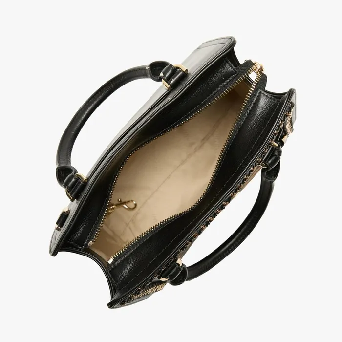 Women Brahmin Satchels Cami Black Caspian Women Brahmin Satchels Cami Black Caspian