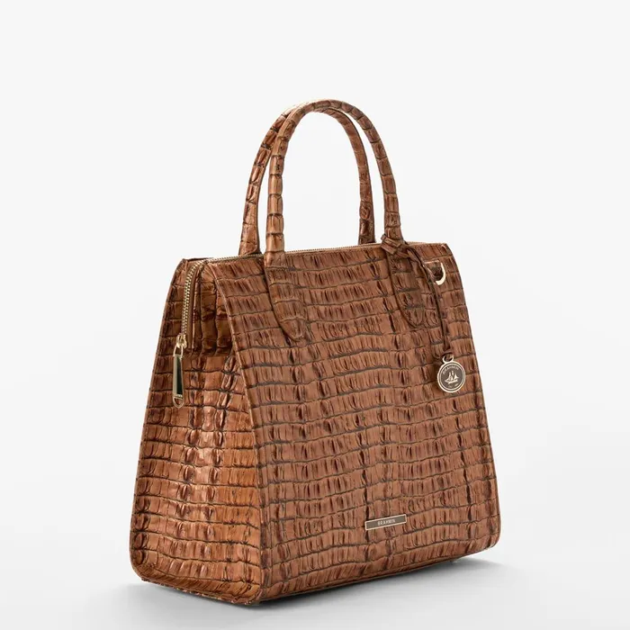 Women Brahmin Satchels Caroline Luggage Brown Leontyne Women Brahmin Satchels Caroline Luggage Brown Leontyne