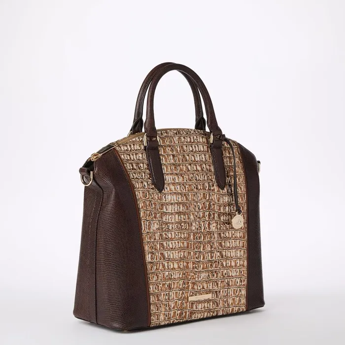 Women Brahmin Satchels Large Duxbury Satchel Ganache Berryline Women Brahmin Satchels Large Duxbury Satchel Ganache Berryline