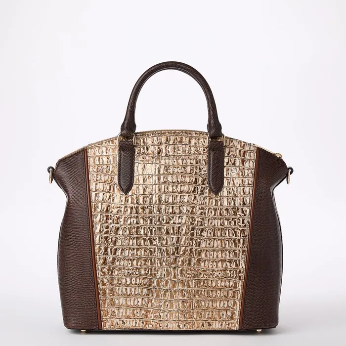 Women Brahmin Satchels Large Duxbury Satchel Ganache Berryline Women Brahmin Satchels Large Duxbury Satchel Ganache Berryline