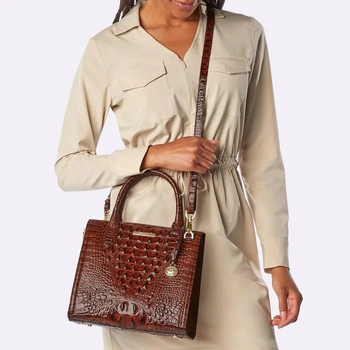 Women Brahmin Satchels Small Caroline Joyful Oceangrove Women Brahmin Satchels Small Caroline Joyful Oceangrove