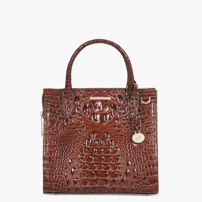 Women Brahmin Satchels Small Caroline Pecan Melbourne