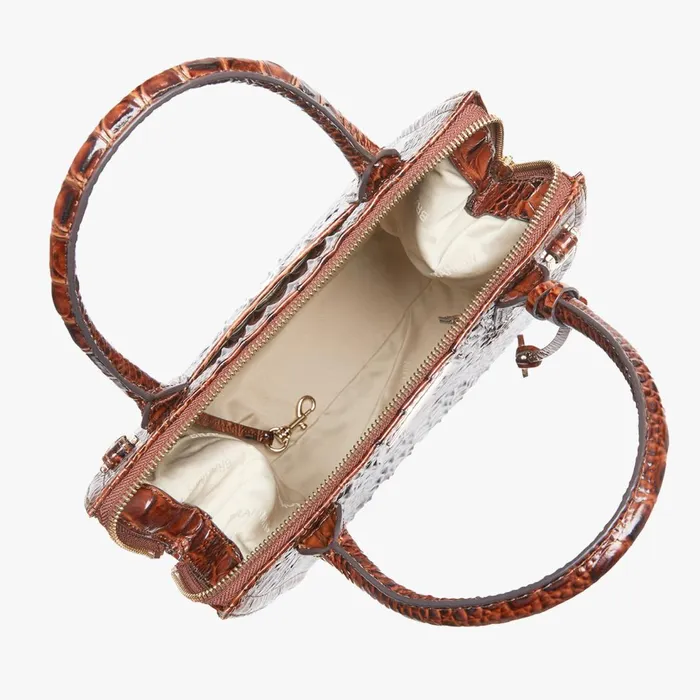Women Brahmin Satchels Small Caroline Pecan Melbourne