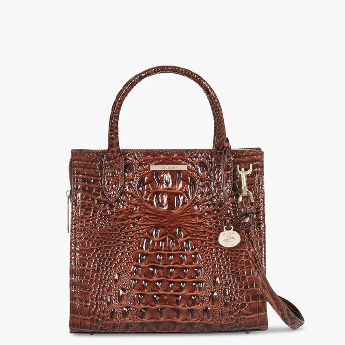 Women Brahmin Satchels Small Caroline Pecan Melbourne
