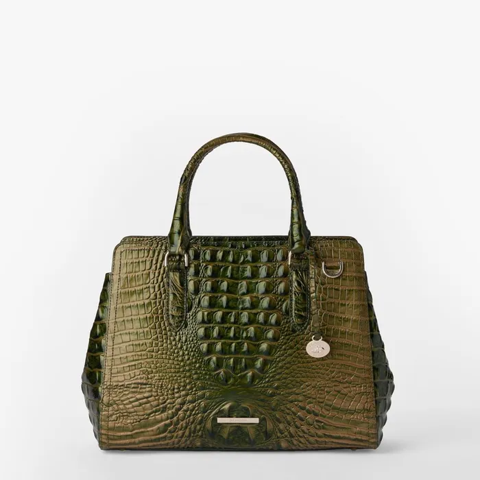 Women Brahmin Satchels Small Finley Matcha Green