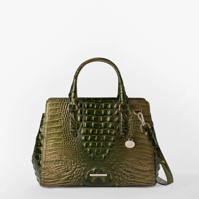 Women Brahmin Satchels Small Finley Matcha Green Women Brahmin Satchels Small Finley Matcha Green
