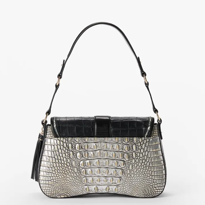 Women Brahmin Shoulder Bags Nerida Chrome Azurine Women Brahmin Shoulder Bags Nerida Chrome Azurine