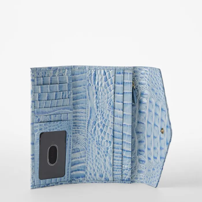 Women Brahmin Wallets and Wristlets Veronica Heavenly Blue Melbourne