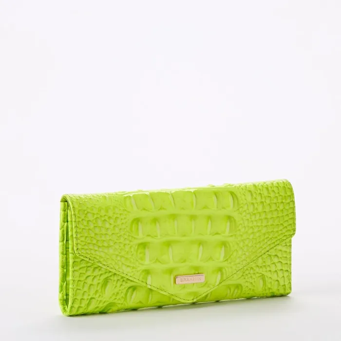 Women Brahmin Wallets and Wristlets Veronica Limelight Ombre Women Brahmin Wallets and Wristlets Veronica Limelight Ombre