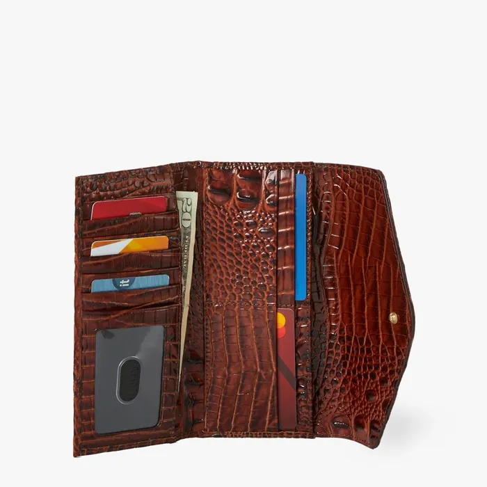 Women Brahmin Wallets and Wristlets Veronica Limelight Ombre Women Brahmin Wallets and Wristlets Veronica Limelight Ombre