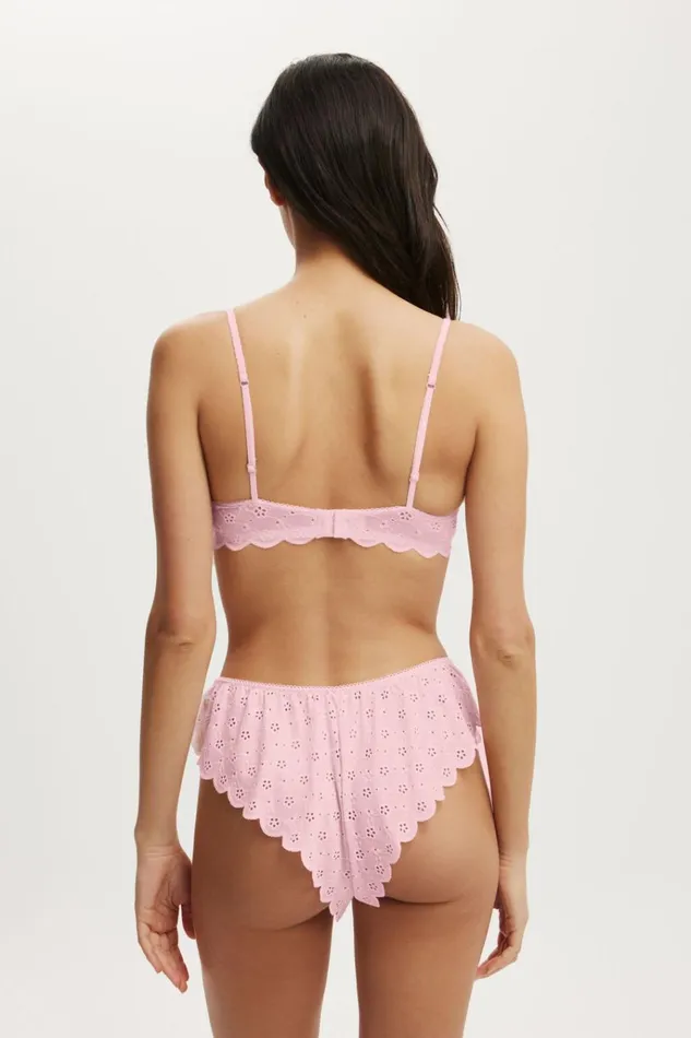 Women Bras Cotton On Broderie Underwire Bra French Fairytale