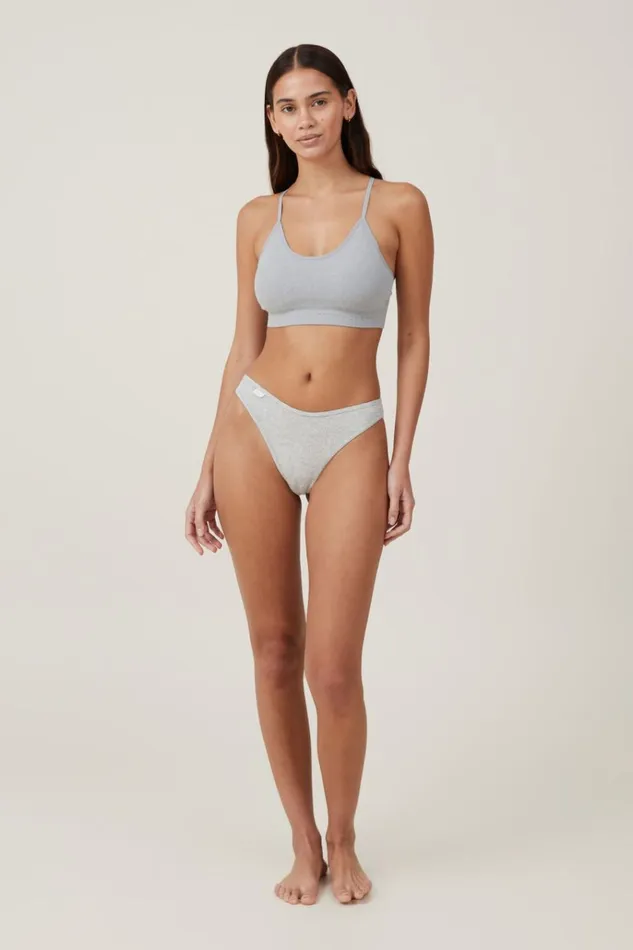 Women Bras Cotton On Seamless Longline Cross Over Padded Bralette Grey Marle Women Bras Cotton On Seamless Longline Cross Over Padded Bralette Grey Marle