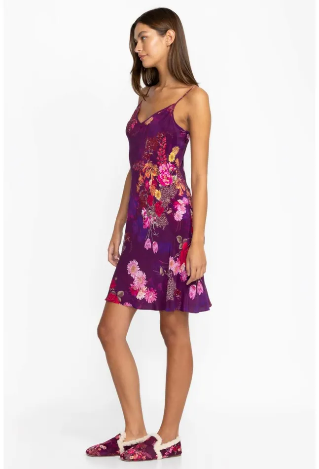 Women Caitlyn Slip Dress Sweet Bouquet Johnny Was Sleepwear