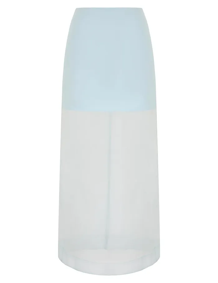 Women Clothing Zimmermann Crush Layered Pencil Skirt Mint