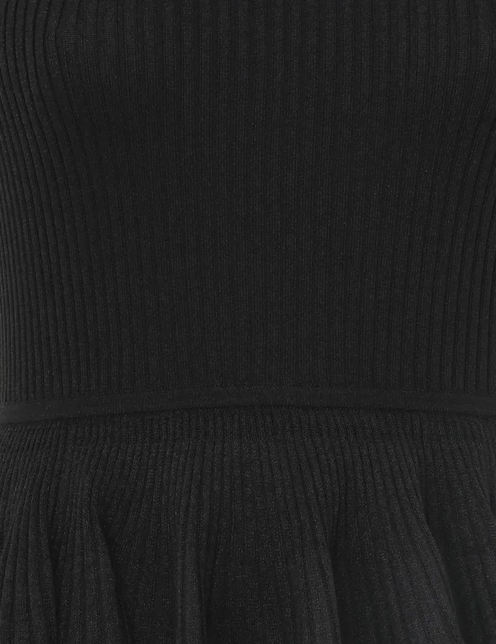 Women Clothing Zimmermann Illustration Ruffled Mini Black